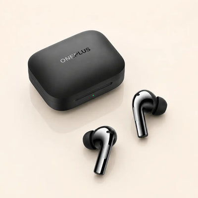 Wireless earbuds with charging case in Black and Clear – Sylent Pakistan, photo 1